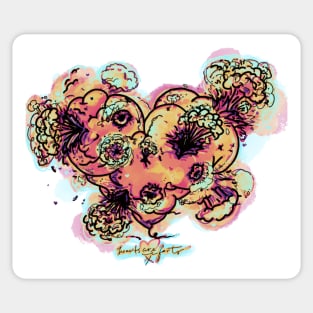 Hearts are farts Sticker